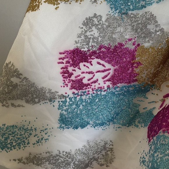 New Disney Store Pocahontas Costume Shift Dress Up Princess Glitter Size 11/12 - Picture 6 of 9